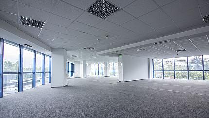 Spacious office with panoramic views in a luxurious business building class A
