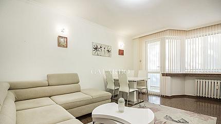 Wonderful one-bedroom apartment with an exceptional location in the downtown next to Vitosha Blvd.
