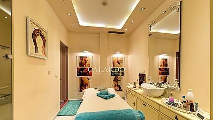 Luxury spa center with fitness and boxing ring
