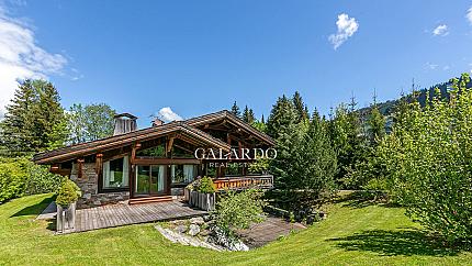 Spacious chalet with stunning mountain views in Megeve, France