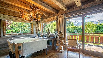 Spacious chalet with stunning mountain views in Megeve, France