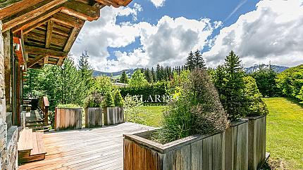 Spacious chalet with stunning mountain views in Megeve, France