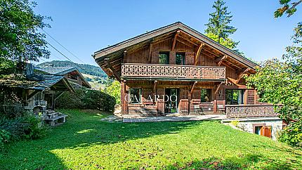 Completely renovated chalet a few meters from the pedestrian center in Megeve, France