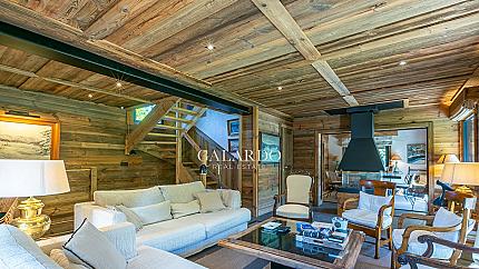 Completely renovated chalet a few meters from the pedestrian center in Megeve, France