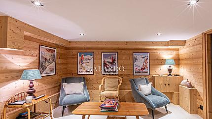 Completely renovated chalet a few meters from the pedestrian center in Megeve, France