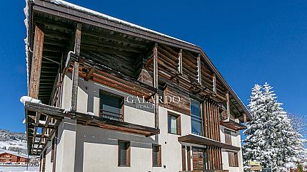 Spacious apartment with a fireplace in a luxury residential building in Megeve, France