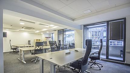 Office in a representative building in Iztok district