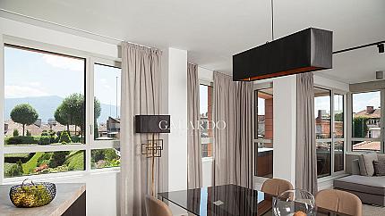 Луксозен апартамент с 3 спални с изглед към планина Витоша