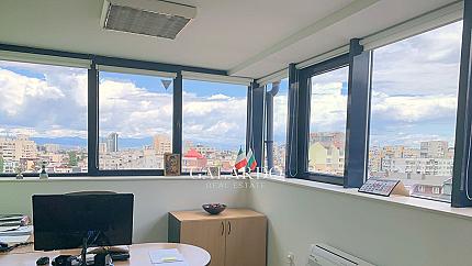 Representative office with a terrace and a beautiful view of Vitosha Mountain and the center