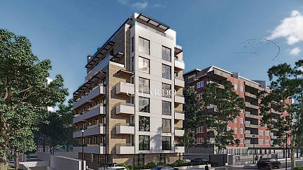 Two-bedroom apartment in a new building in Izgrev