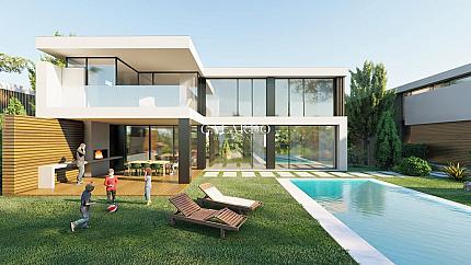 Family house with pool in a paradise complex of houses in the area of Kambanite