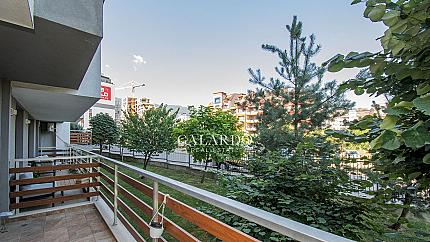 Spacious two-bedroom apartment in a gated complex in Manastirski livadi district - east