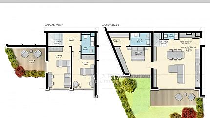 Уникален апартамент с три спални и собствена градина в кв.Бояна