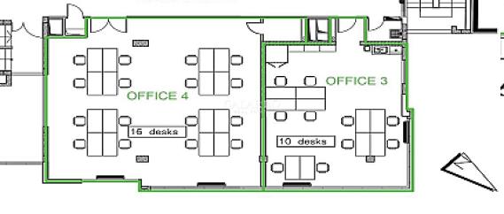 Office in a new Class A building