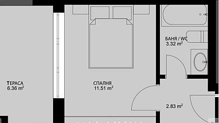 One bedroom apartment in Krastova Vada district