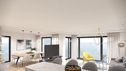 Three bedroom apartment in a new modern complex. Refrigerator