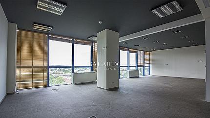 Panoramic office in a class A building