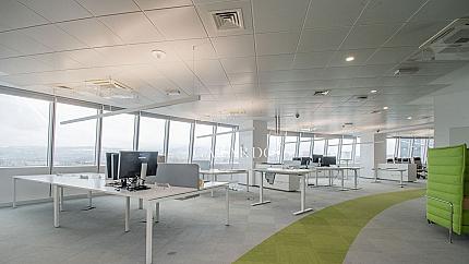 Office spaces in elegant class A office building