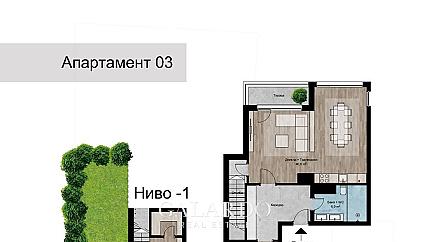 Two bedroom apartment on two levels for sale in Gаrdova Glava