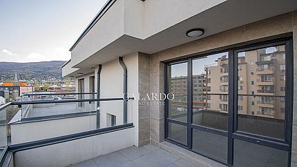 Spacious four-room apartment on the top floor in a gated complex in Vitosha district