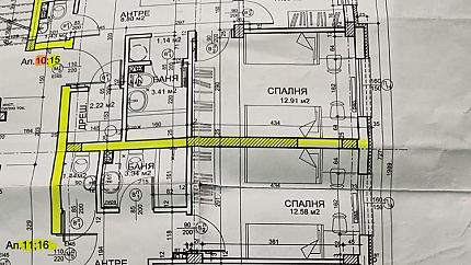 Нов апартамент с две спални до метро, кв.Овча Купел