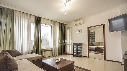 Spacious furnished two-bedroom apartment near South Park, Ivan Vazov district