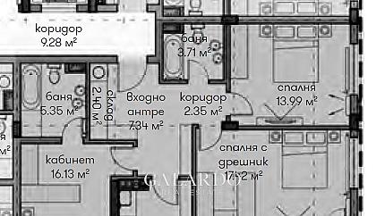 Четиристаен апартамент в луксозен затворен комплекс в кв. Драгалевци