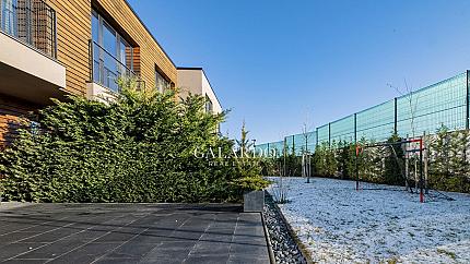 Neat houses in a gated complex in Malinova dolina