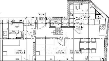 Two-bedroom apartment with a southern exposure in a new luxury building with Act 16