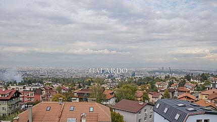 Тристаен апартамент с панорамна гледка над София в най-хубавата част на Бояна