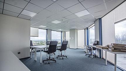 Luxury office with panoramic view in a class A business building