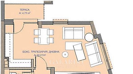 Compact one bedroom apartment in a new complex near South Park, Krastova Vada district