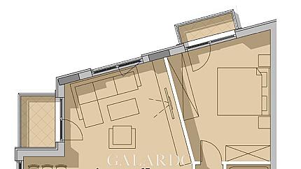 Two-bedroom apartment in a new building, Poligona quarter