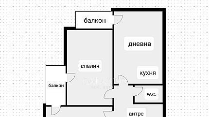 Слънчев тристаен апартамент