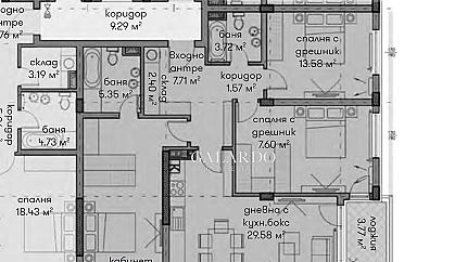 Четиристаен апартамент в затворен комплекс в Драгалевци