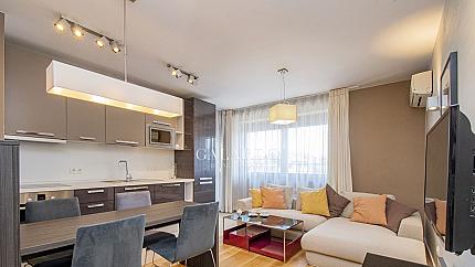 Bright and cozy two-bedroom apartment for rent close to Zaimov park and metro station