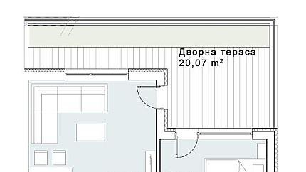 Обзаведен двустаен апартамент за продажба в кв.Хладилника