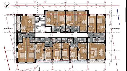 Sunny two-room apartment in "Swiss park" complex in district "Monastery meadows-east"