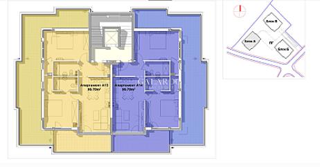 Sunny two-bedroom apartment in a small complex, Dragalevtsi