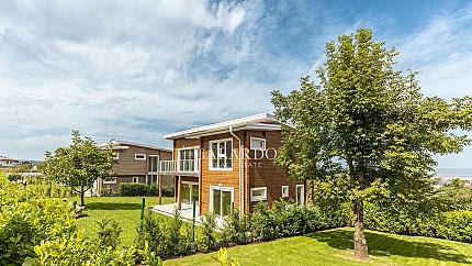 The beauty of Finnish wooden houses - an ecological and luxurious complex in Boyana