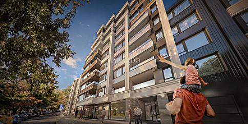 Shop in a modern residential building