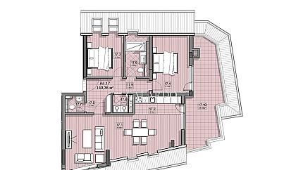 Artistic 2-bedroom apartment in a new building