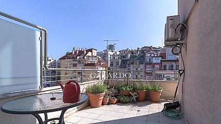 South apartment with one bedroom and terrace in Lozenets district next to South Park