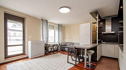 South apartment with one bedroom and terrace in Lozenets district next to South Park