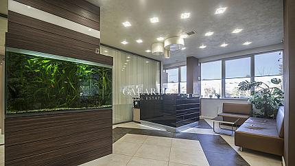 Style and design of an office building in an office building