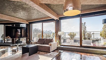 Пентхаус за продажба с прекрасни гледки към Витоша в кв. Лозенец