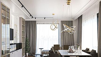 Френски стил и качество в нов апартамент с три спални до Мол Парадайз