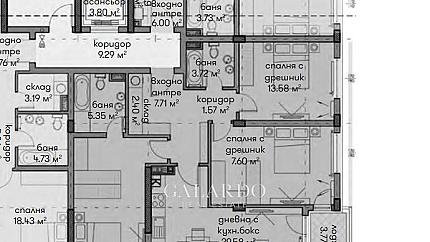 Beautiful 3-bedroom apartment in a gated complex