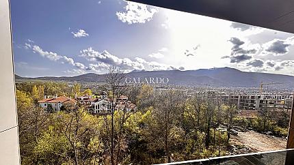 Fully south-facing, spacious one-bedroom apartment with an impressive view of Vitosha Mountain.