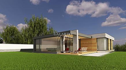 A single-family house with modern architecture, four bedrooms and a yard in Boyana district